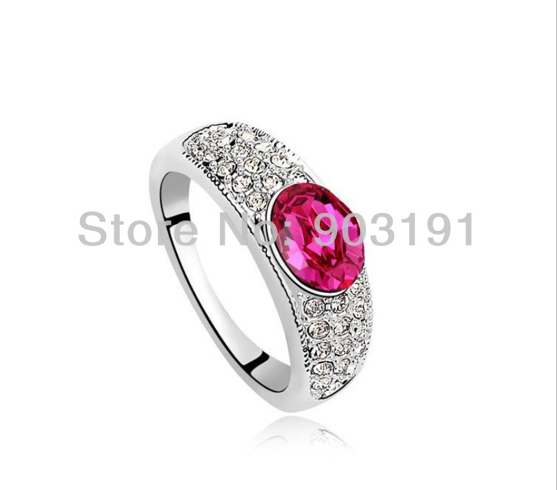 Top Seller New Exquisite Wedding Gift Imitation Diamond Alloy Rings ...