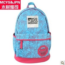 Girls bag student school big canvas bag 15 laptop bag High school bag Leisure and fashion
