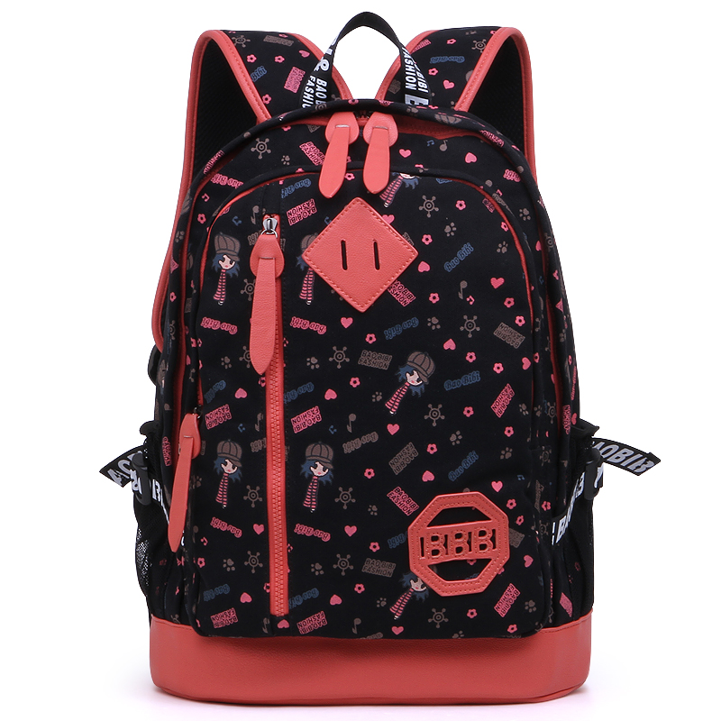 Free shipping new arrival 2014 female canvas backpack ladies preppy style laptop backpack school bags