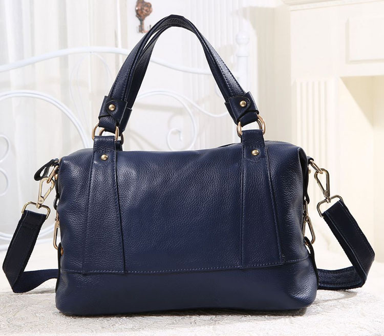 ... Navy-Blue-Color-JMD-Genuine-Leather-Women-Shoulder-Bag-Handbags ... Navy-Blue-Color-JMD-Genuine-Leather-Women-Shoulder-Bag-Handbags