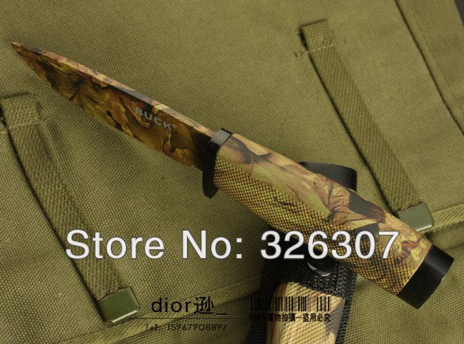 Death camouflage outdoor small straight section of small straight knife 009 new models for camouflage