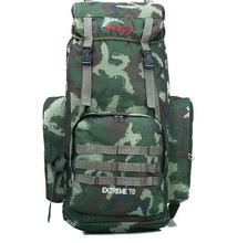 BP112717 Women And Men 70L Waterproof Luggage Travel Bag Top Quality army Backpack Mountain Bag Hiking