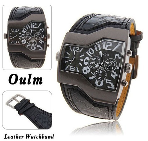 Hot-Sale-Famous-Brand-Oulm-Men-Military-Watches-With-Leather-Band ...