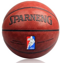 Free Shipping official size7 basketball indoor & outdoor leather basketball red, free with ball pum, pumping pin and net bag