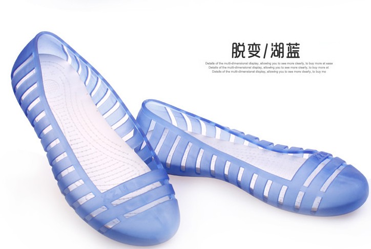 Hole shoes female summer flat heel sandals jelly sweet nurse shoes maternity sandals