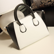 Bags 2014women s handbag fashion shoulder bag smiley color block women s handbag bags Leisure fashion