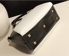 Bags 2014women s handbag fashion shoulder bag smiley color block women s handbag bags Leisure fashion
