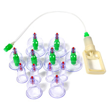 pratical 12 Body Cupping Set 6 Magnets Point Therapy Cupping Chinese Medicine Home Device M01018