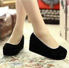 Big Large size shoes US 4-10.5 wedding platform wedges ladies Sexy genuine sandals boots leather pumps shoes women high heels