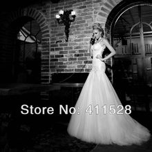 2014 Galia Lahav Sweetheart mermaid backless Lace Fashion Sexy weding dress