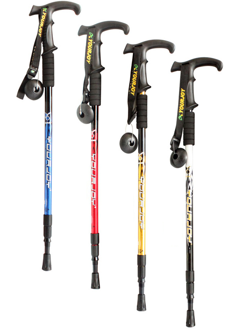 Купить Трость 3-step алюминиевого сплава 3-Секция Пешие прогулки полюс ...