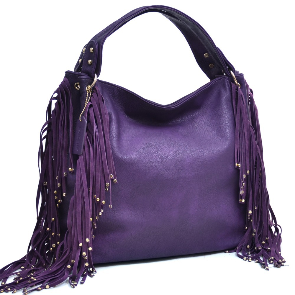 ... Designer-Inspired-High-Quality-Studded-Fringe-Bags-Fashion-Hobo-with