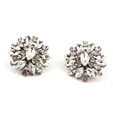 Free shipping! Lovely noble crystal earrings, Fashion decorate stud earrings for women, Hight Quality