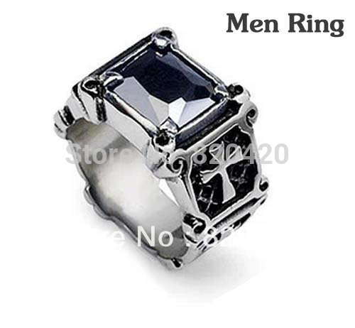 ... Zirconia Men's Titanium Steel Ring A Proud Single Self-defense Ring ... Zirconia Men's Titanium Steel Ring A Proud Single Self-defense Ring