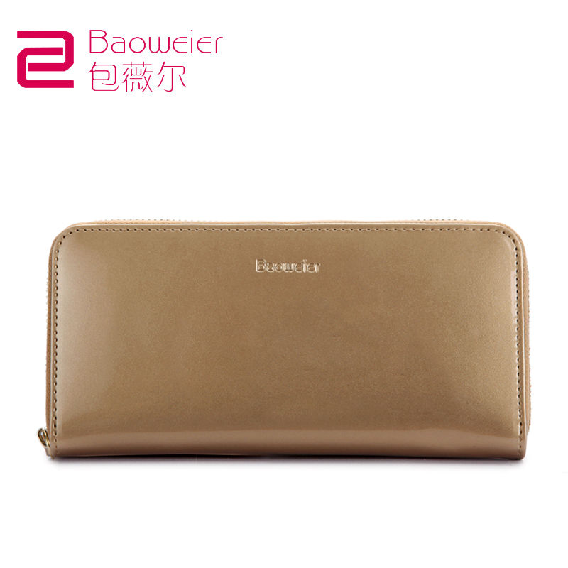 Bags 2014 women s handbag fashion zipper women s wallet leather long design clutch bag japanned