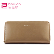 Bags 2014 women’s handbag fashion zipper women’s wallet leather long design clutch bag japanned leather coin purse small wallet