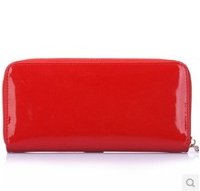 Bags 2014 women s handbag fashion zipper women s wallet leather long design clutch bag japanned
