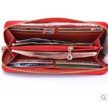 Bags 2014 women s handbag fashion zipper women s wallet leather long design clutch bag japanned