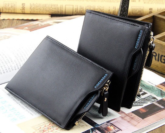 Hot Sales 2015 New Brand Men's Casual Long Wallet Genniune Leather