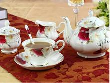ceramic coffee set fashion bone coffee cup set tea set Porcelain Teapot cup Drinkware Tool Tea