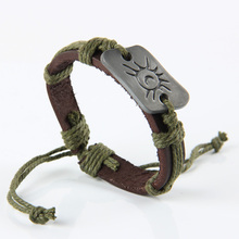 Super Star fashion skull bracelet pirates of the Caribbean jewelry color leather bracelets