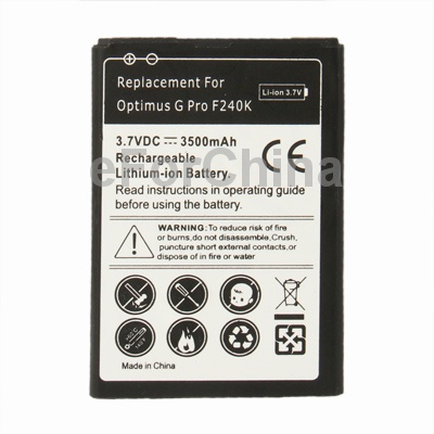 3800mAh Celular Replacement Mobile Phone Batteries Battery Accumulator for LG Optimus G Pro F240K