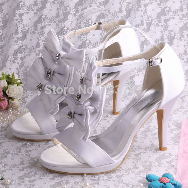 Magic Bride Name Brand Ribbon Bridal Wedding Boots Ivory Lace Short