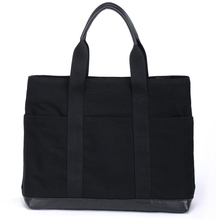 New canvas handbag black beige canvas bag handbag shoulder bag handbag free shipping