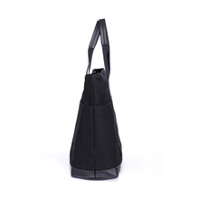 New canvas handbag black beige canvas bag handbag shoulder bag handbag free shipping