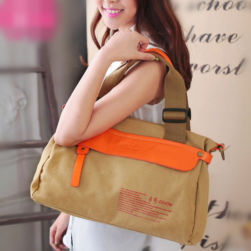 Handbags new canvas tote bags bulk womens handbags cotton canvas tote bags women shoulder bags Free