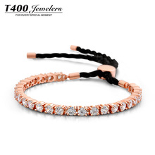 New 2014 charm bracelet T400 Bohemian European and American style with top quality zirconia cuff bracelet