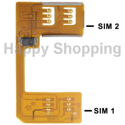 007 Magicsim Double Mode Invisible Dual SIM Card Support GSM and 3G SIM Card No Support