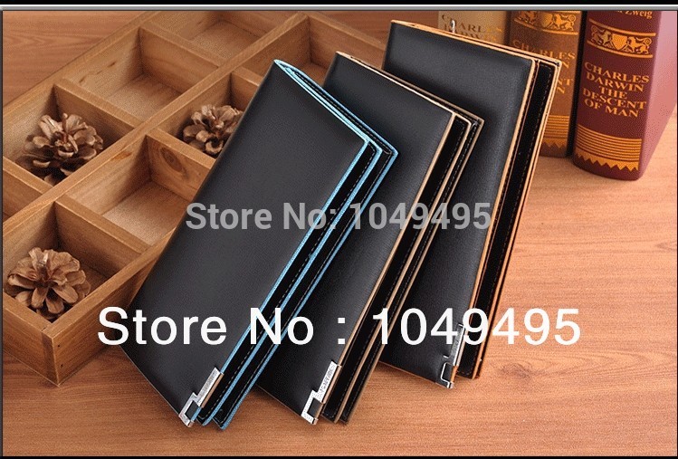 Hot Sales 2015 New Brand Men's Casual Long Wallet Genniune Leather