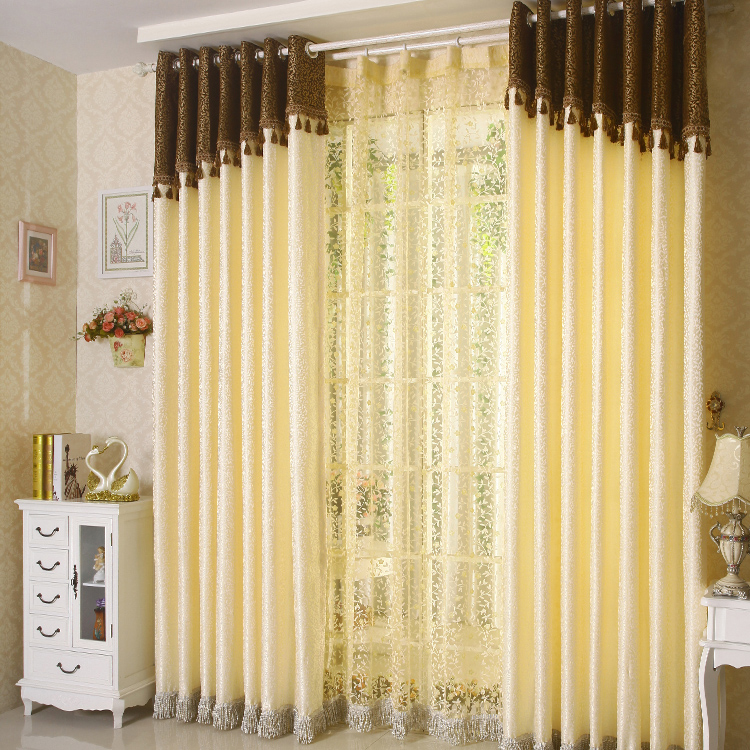 Stylish curtains for living room decorate the house with bea.