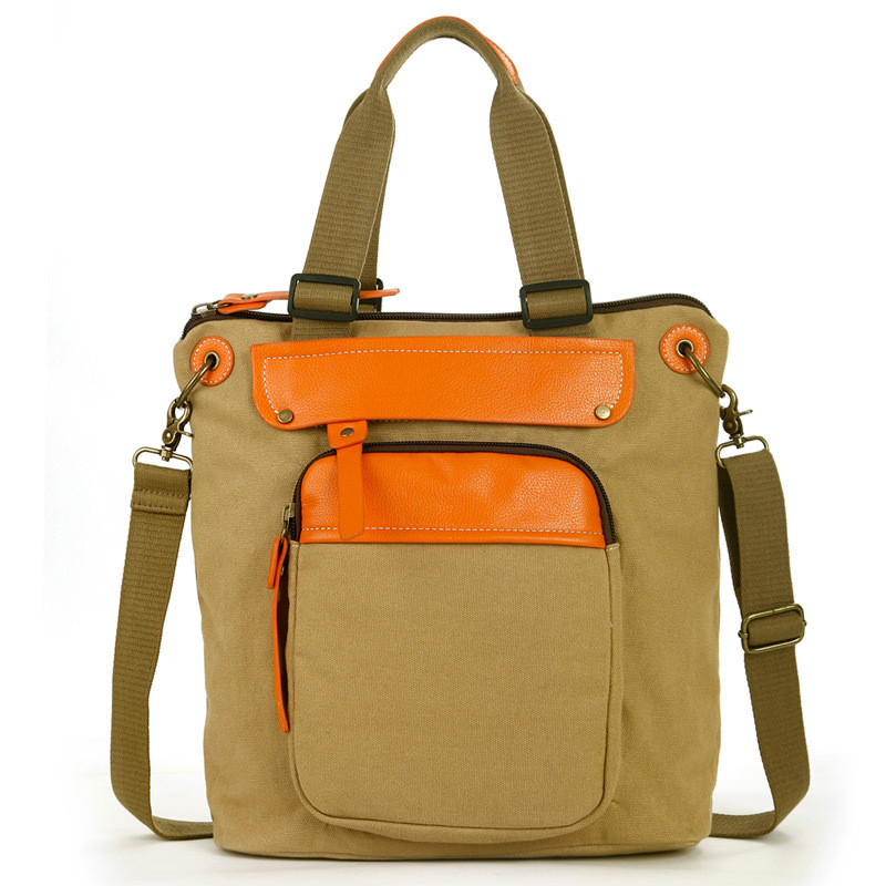 New fashion canvas bag Large capacity canvas shoulder bag casual fashion handbag women vintage messenger bag