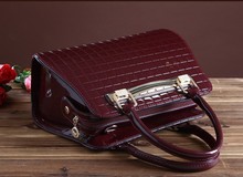 2014 japanned leather square women s handbag fashion ol shell bag patent leather handbag women s