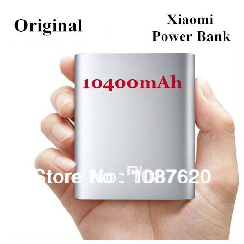 High Quality Lithium ion Batteries Original Xiaomi External Portable Power Bank 10400mAh For iPhone iPad Samsung