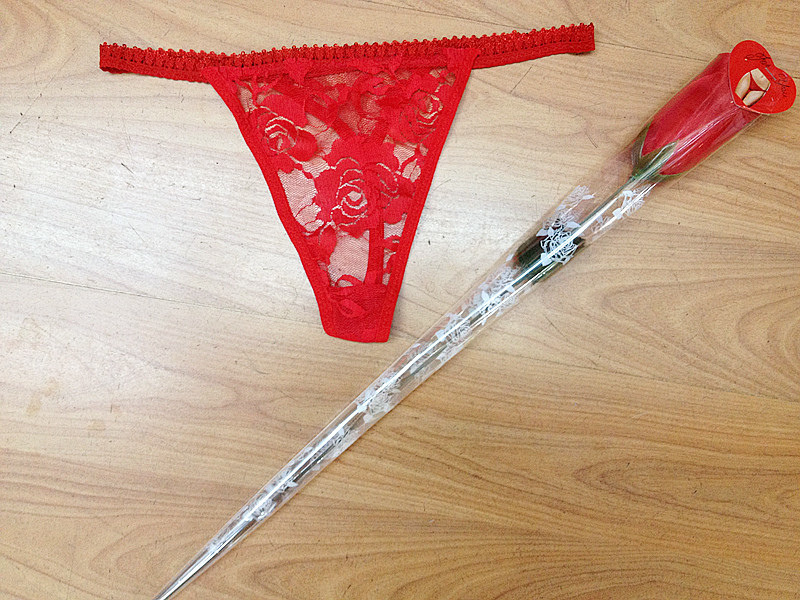Aliexpress.com : Buy 3 X Women Ladies Sexy Fishnet Red Rose Thong ...