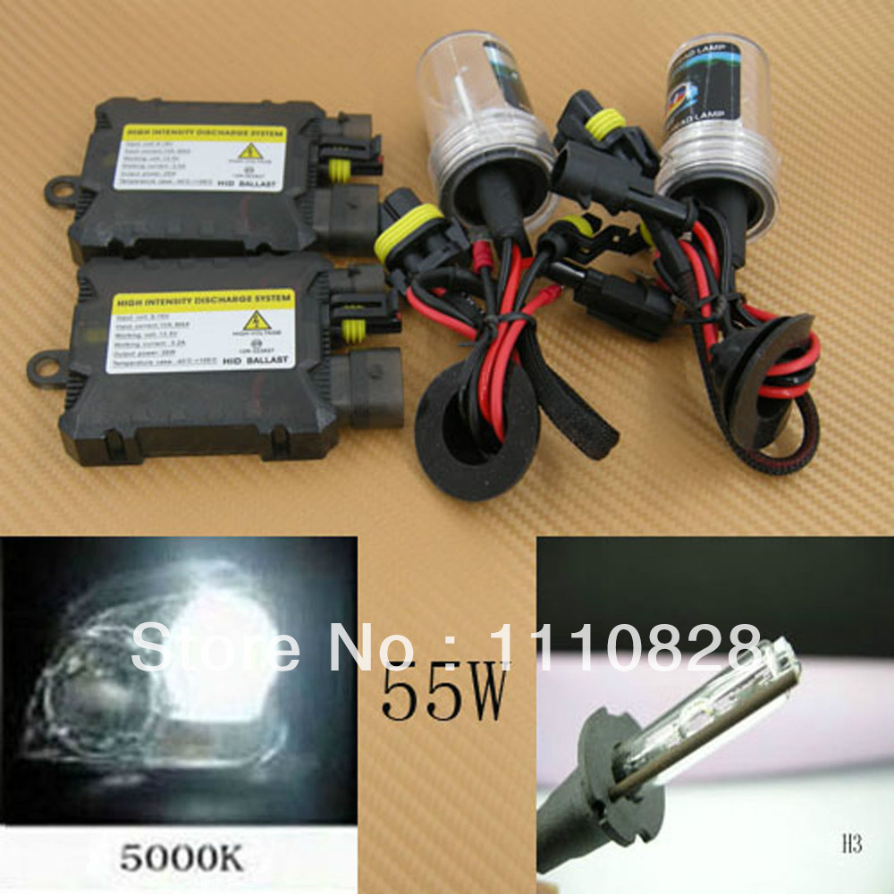 Купить Новый 12v 55w h3 5000k ксенон hid комплект преобразования slim в ...