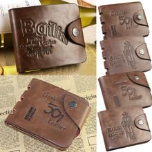 2014 New Korean Fashion Casual PU Leather Men Small Billfold Wallets Top Quality Vintage Male Brand Purse #L09243