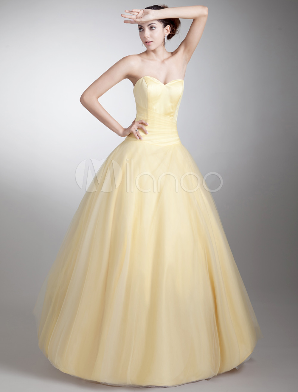 2014 Quinceanera Dresses Ball Gowns Dresses Pleat Sleeveless Lace up Floor Length Organza Custom Dress Free