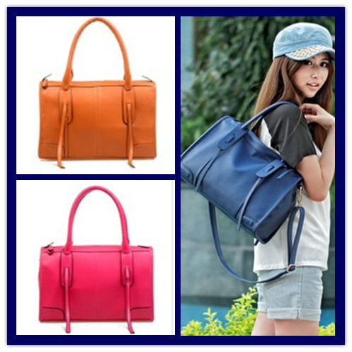 Retail Women s PU Leather Bags Ladys Fashion Bag Woman s Designer Candy Color bags Girl