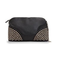 Mango bags 2013 women’s handbag mng bag personality rivet black chain one shoulder cross-body bag