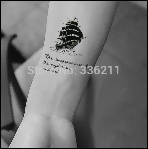 Popular Pirate Tattoos-Buy Cheap Pirate Tattoos lots from China Pirate 