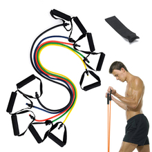 Resistance Training Bands Tube Workout Exercise for Yoga Fashion Body Building Fitness Equipment Tool