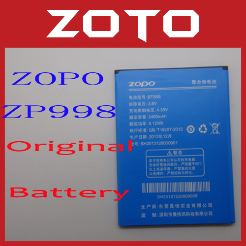 2400mAh Original Battery for ZOPO ZP998 Battery Smartphone