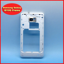 For Original Samsung Galaxy S2 I9100 Frame  Mobile Phone Housings Parts  White Free Shipping