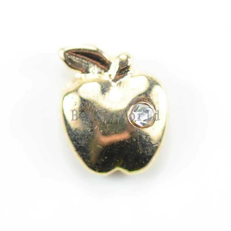 Shipping-20Pcs-Floating-Charms-for-Living-Locket-White-Rhinestone-Gold ...