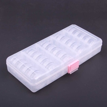 Free Shipping Clear Beads Display Storage Case Box quality plastic jewelry container 18 8 8 5