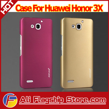 HK Post Free shipping,Original Huawei honor 3x mtk6592 octa core cellphone case,case for huawei honor 3x + screen protector